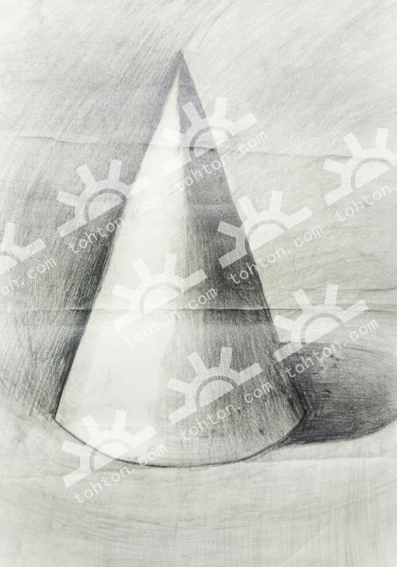 石膏几何体写生