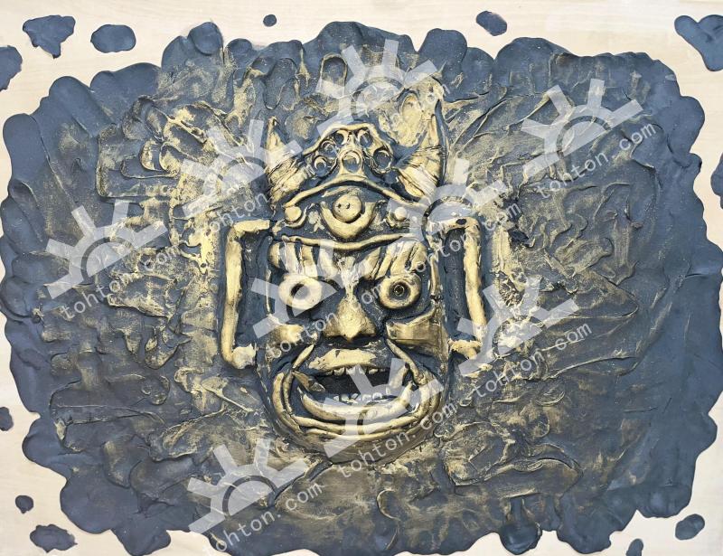 白马藏族傩面具2