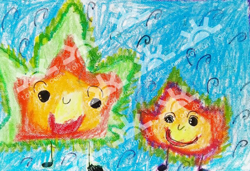 树叶妈妈和孩子