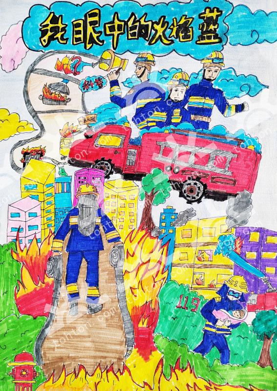 我眼中的火焰蓝