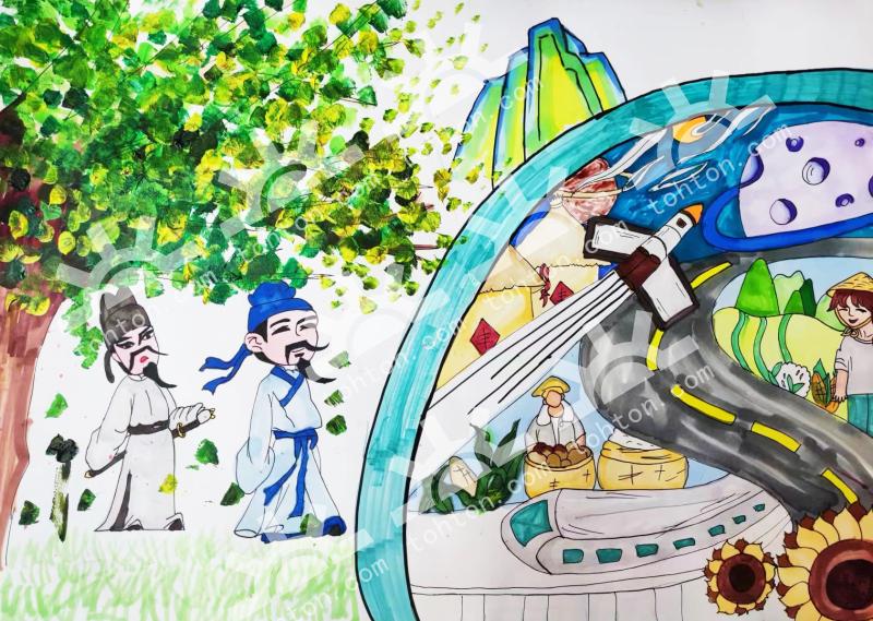 李白杜甫遥望未来的我