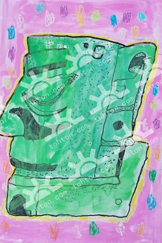 吹泡泡的面具人