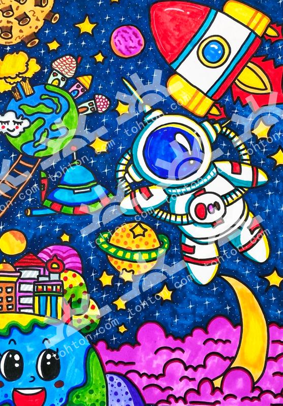 遨游太空