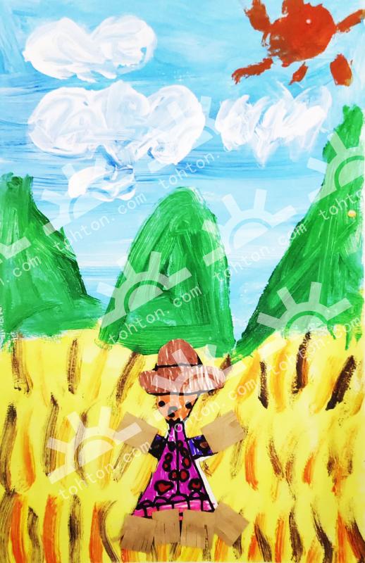 麦田里的稻草人