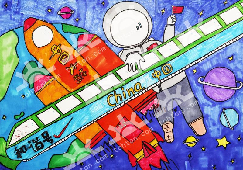 我穿上宇航服去太空