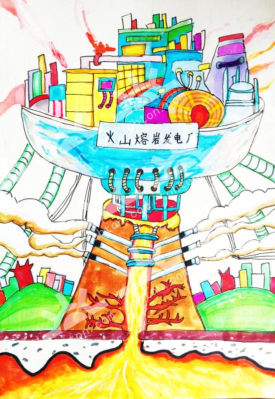 火山速溶发电站