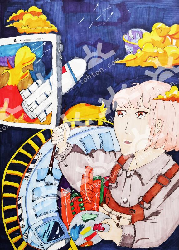 未来科技城中的我