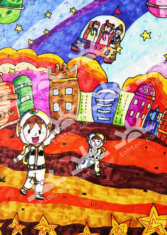 飞向火星的未来城堡