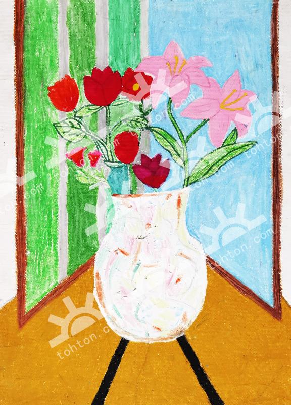 春天里的一瓶花