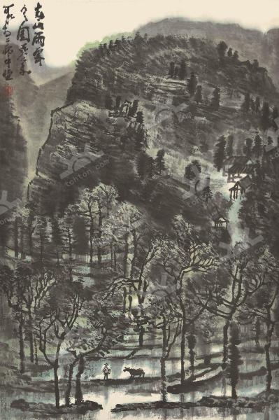 春山雨霁