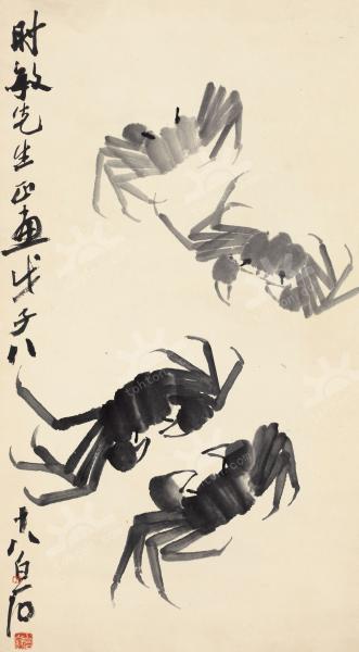四蟹图